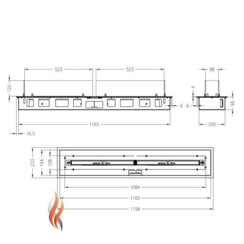 EBIOS QUADRA INSIDE II SL ROZSDAMENTES ACÉL