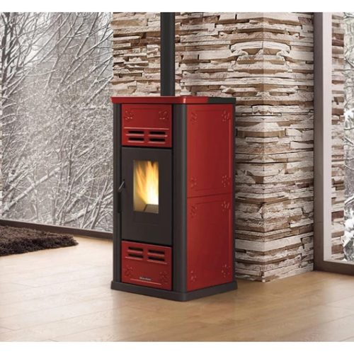 LA NORDICA SERAFINA LUX EVO PELLET KÁLYHA BORDEAUX