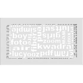 ABC SZELLŐZŐRÁCS 17x30cm