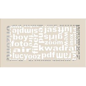 ABC SZELLŐZŐRÁCS KRÉM 17x30cm