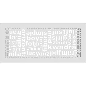 ABC SZELLŐZŐRÁCS 17x37cm