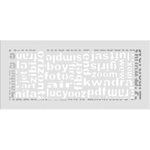 ABC SZELLŐZŐRÁCS 17x37cm