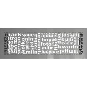 ABC SZELLŐZŐRÁCS INOX 17x49cm