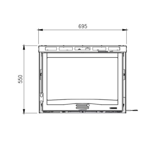 LA NORDICA INSERTO 70 4.0 - VENTILATO KAZETTA