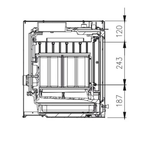 LA NORDICA INSERTO 70 4.0 - VENTILATO KAZETTA