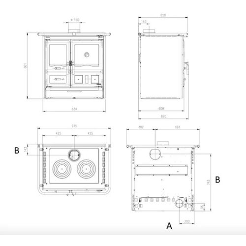 LA NORDICA ROSA L FATÜZELÉSŰ SPARHELT