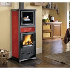   LA NORDICA TERMOROSSELLA PLUS FORNO DSA 4.0 VÍZTERES KÁLYHA BORDEAUX