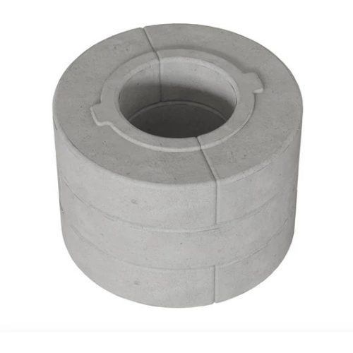 HŐTÁROLÓ BETON GYŰRŰ AB/ENYO/R/W, ROLLO/W, ERIK/W KÁLYHÁKHOZ 6DB 3 RÉTEGŰ 150Ø