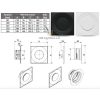 ANEMOSTAT ASKV 125MM FEKETE