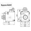 BYPASS SZŰRŐ VENTILÁTORHOZ BAN1