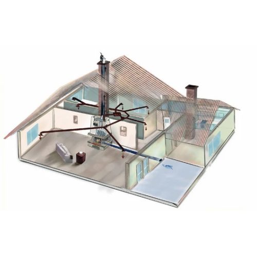 KOMPLETT KANDALLÓ VENTILÁTOR 660 m3/h