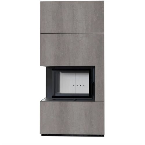 KRATKI FLOKI BOX 8 kW NATURALI GRIGIA KANDALLÓ KŐ BURKOLATTAL BALOS