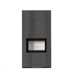   KRATKI FLOKI BOX 8 kW NATURALI PIETRA KANDALLÓ KŐ BURKOLATTAL