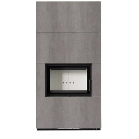   KRATKI FLOKI BOX 8 kW NATURALI GRIGIA KANDALLÓ KŐ BURKOLATTAL