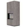 KRATKI FLOKI BOX 8 kW NATURALI GRIGIA KANDALLÓ KŐ BURKOLATTAL