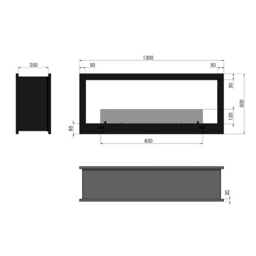 INFIRE 2SIDE 1200 SLIM