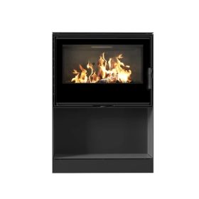   KRATKI KARI 80 KANDALLÓKÁLYHA FATÁROLÓVAL FEKETE BELSŐVEL