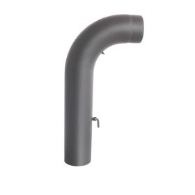   KÁLYHA BEKÖTŐ KÖNYÖK TISZTÍTÓ NYÍLÁSSAL ÉS ELZÁRÓ SZELEPPEL (RÖVID)