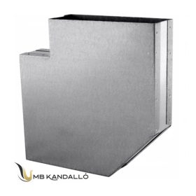 TÉGLALAP CSATORNA KÖNYÖK VÍZSZINTES FIX 90°