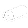PRODMAX KEREK PVC CSŐ 50CM 125⌀