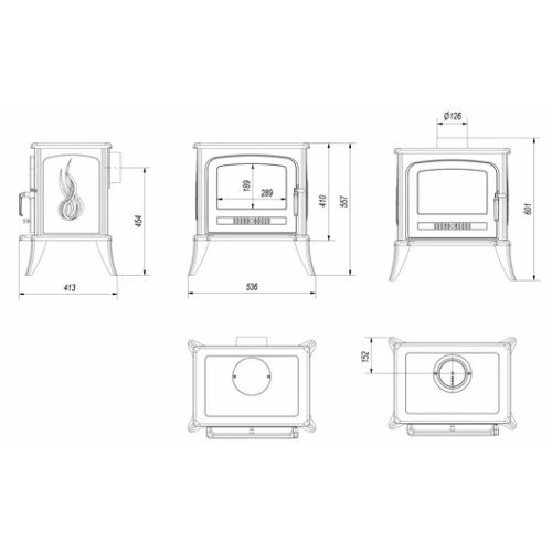 KRATKI KOZA K7 KÁLYHA