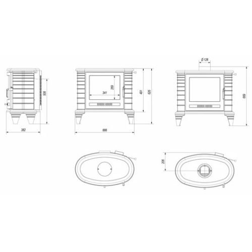 KRATKI KOZA K8 KÁLYHA ASDP RENDSZERREL