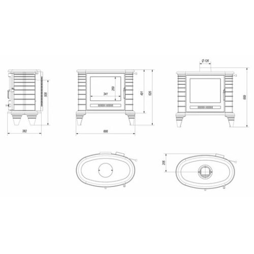 KRATKI KOZA K8 KÁLYHA