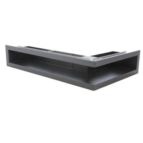 SAROK SZELLŐZŐ L BEÉPÍTŐ KERETTEL 500x300/70 FEKETE