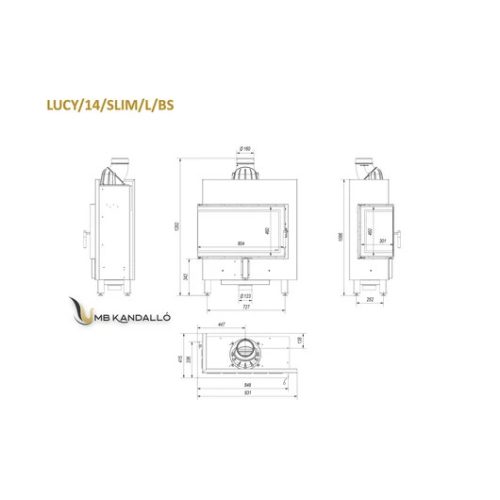 KRATKI LUCY 14 SLIM BALOS BLACK