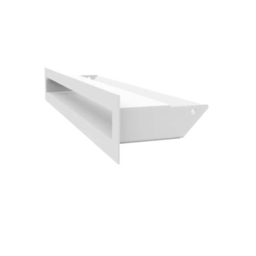 MINIMAL SZELLŐZŐRÁCS FEHÉR 6x40cm HÁTFALLAL SLIM