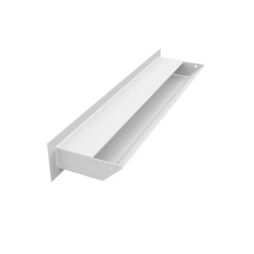 MINIMAL SZELLŐZŐRÁCS FEHÉR 6x40cm HÁTFALLAL SLIM