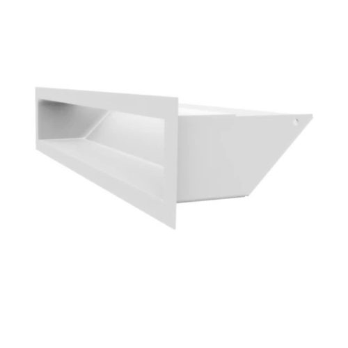 MINIMAL SZELLŐZŐRÁCS FEHÉR 9x40cm HÁTFALLAL SF