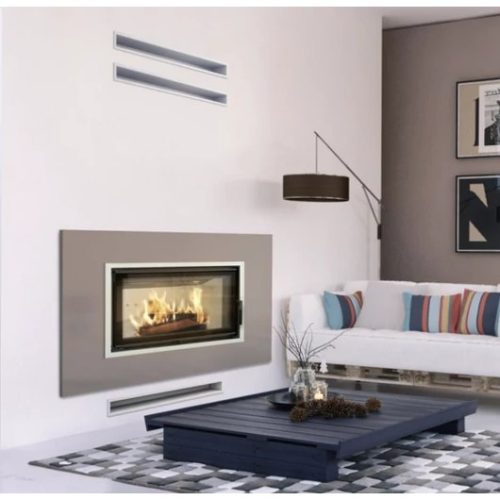 MINIMAL SZELLŐZŐRÁCS FEHÉR 9x40cm HÁTFALLAL SF