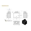 KRATKI MAJA 150 DECO KANDALLÓBETÉT