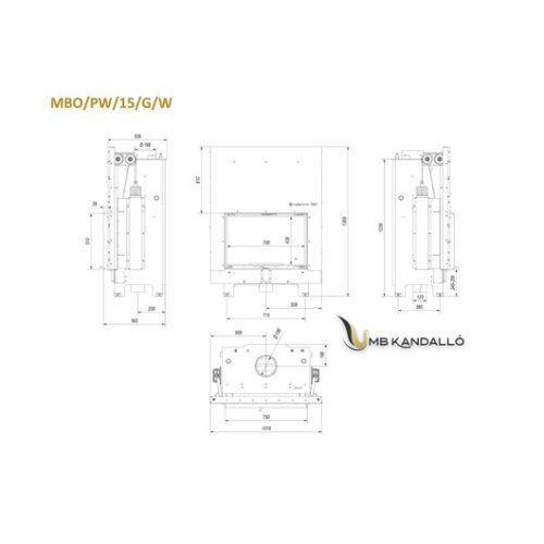 KRATKI MBO 15 BLACK LIFTES VÍZTERES