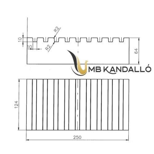 SAMOTT TÉGLA GRILLEZŐ ÉPÍTÉSÉHEZ