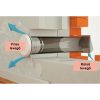 LÉGBEVEZETŐ VISSZACSAPÓ SZELEPPEL 80MM SAVÁLLÓ SZELLŐZŐVEL