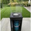 PATIO TERASZMELEGÍTŐ FEHÉR ÜVEG ELŐLAPPAL MANUÁLIS