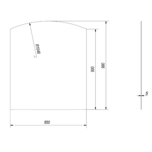 MADRIT ÜVEG KANDALLÓ ALÁTÉT