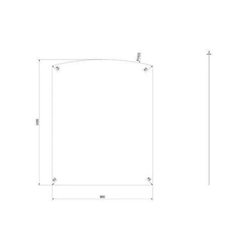 KRATKI LEMEZ ALÁTÉT FEKETE 80x100 cm