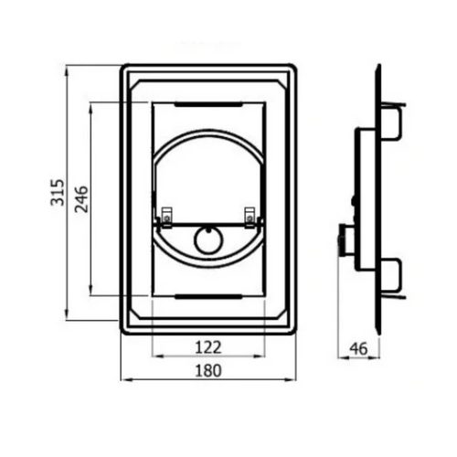 RCW-S HUZATSZABÁLYZÓ TISZTÍTÓNYÍLÁSHOZ 125x250
