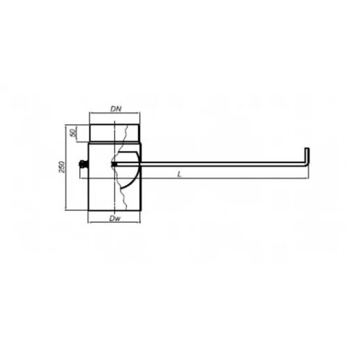 ELZÁRÓSZELEPES FÜSTCSŐ 180MM