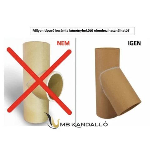 TELESZKÓPOS BEKÖTŐ IDOM 45°-OS KERÁMIA KÉMÉNYEKHEZ 160/160