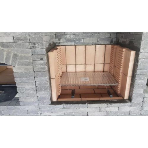 SAMOTT TÉGLA PLASZTIKUS GRILLEZŐ ÉPÍTÉSÉHEZ